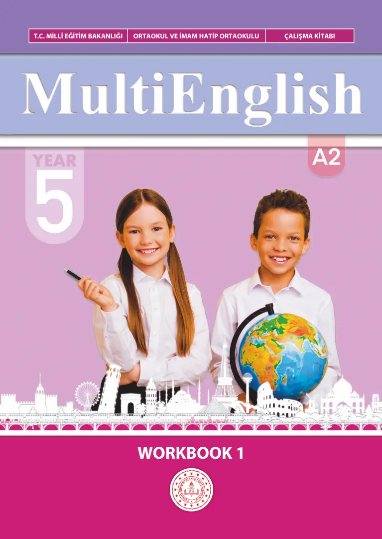 Çoklu Yabancı Dil Eğitim Modeli İngilizce Dersi 5.Sınıf Çalışma Kitabı (1.Kitap)
