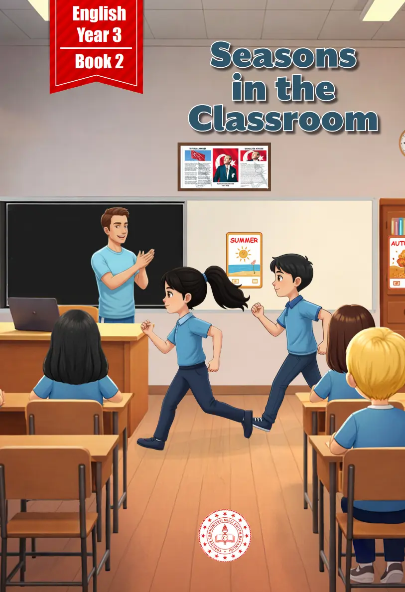 İngilizce Dersi 3.Sınıf Hikaye Kitabı-2 (Seasons in the Classroom)