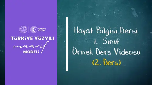1.Sınıf Hayat Bilgisi Dersi Örnek Ders Anlatımı