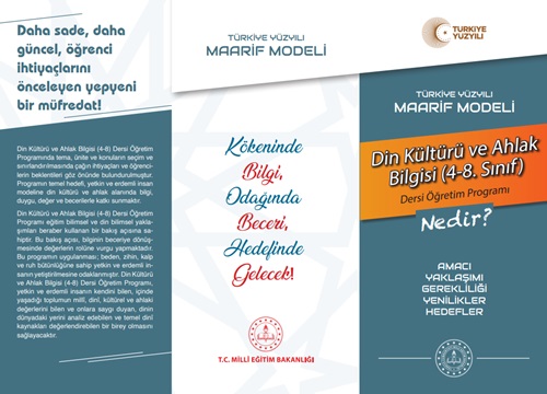 Din Kültürü ve Ahlak Bilgisi (4-8. Sınıf) Öğretim Programı
