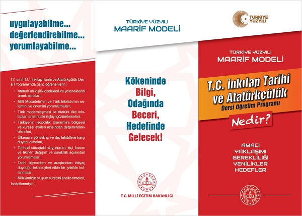 T.C. İnkılap Tarihi ve Atatürkçülük Dersi Öğretim Programı