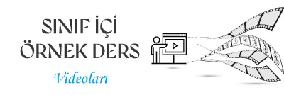 TYMM Sınıf İçi Örnek Ders Videoları