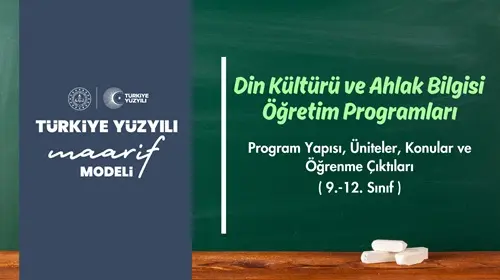 Din Kültürü ve Ahlak Bilgisi Öğretim Programı