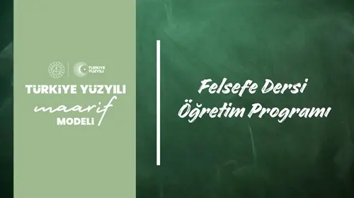 Felsefe Dersi Öğretim Programı