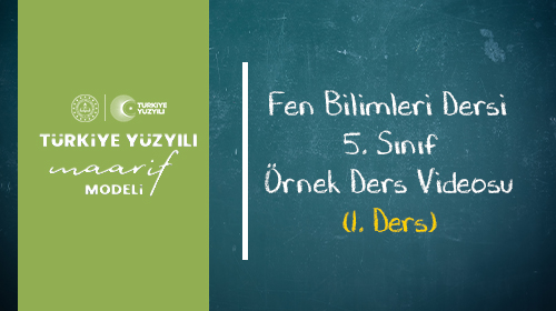 5.Sınıf Fen Bilimleri Dersi Örnek Ders Anlatımı